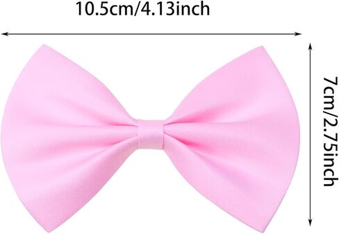 2 Pcs Bow Ties Adjustable Pre-tied Satin Formal Tuxedo Bowties for Wedding Homecoming Party in Kuwait