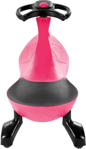 لعبة ركوب السيارة المتذبذبة - بدون بطاريات أو تروس أو دواسات - فقط قم باللف والدوران والانطلاق - ألعاب ركوب خارجية للأطفال بعمر 3 سنوات فما فوق من ليل رايدر (بنفسجي) كبير in Kuwait