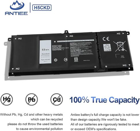 ANTIEE 56Wh 4P8PH Battery Replacement for Dell Inspiron 15 7000 7537 7547 7548 N7547 N7548 Vostro 14 5459 Series Notebook D2VF9 G05H0 0G05H0 OPXR51 179F8 04P8PH 7.4V 4-Cell in Saudi Arabia