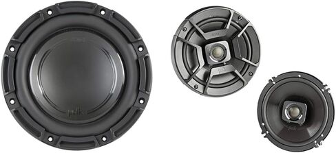 Polk Audio DB842 SVC - DB+ Series 8" Shallow Subwoofer for Marine/Car Sound System, 30Hz-200Hz Frequency Response, Single 4-Ohm Voice Coils & Polypropylene Woofer Cone in Kuwait