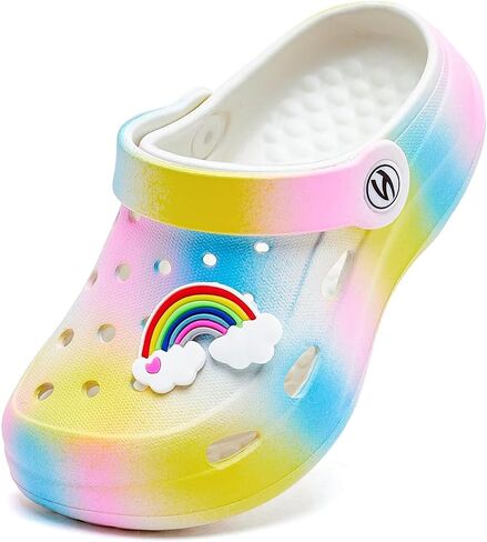 WOUEOI Boys Girls Garden Shoes Toddler Cartoon Slides Sandals Kids Clogs in Saudi Arabia