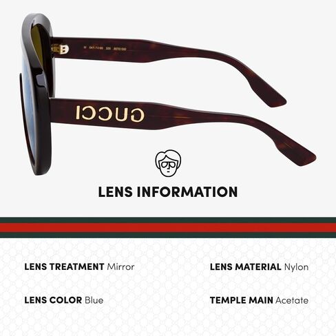Gucci GG1370S Shield Logo Lenses Sunglasses + Bundle with eSHADES Luxury Eyewear Kit in Saudi Arabia