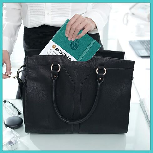 كتاب كلمة المرور مع علامات تبويب أبجدية، كتاب كلمات مرور صغير لكبار السن، كتاب حفظ كلمات المرور لموقع الإنترنت، منظم كلمات المرور للمكتب المنزلي، 5.3 بوصة * 7.8 بوصة in Kuwait