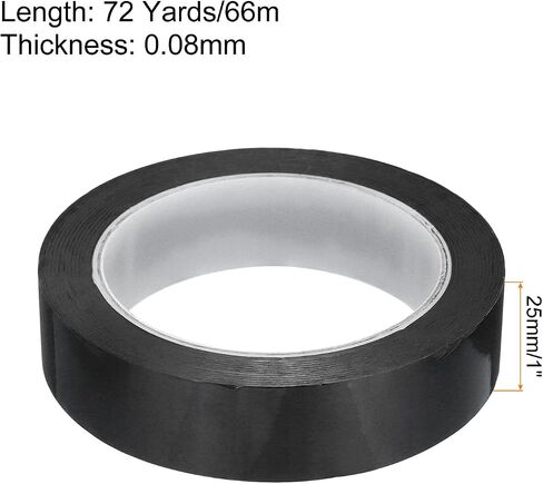 MECCANIXITY Whiteboard Tape 1 Inch x 72 Yards Self Adhesive Graphic Tape for Paper Works Line Charts Guide Lines Blackboard Writing Pack of 2 Pcs in Saudi Arabia