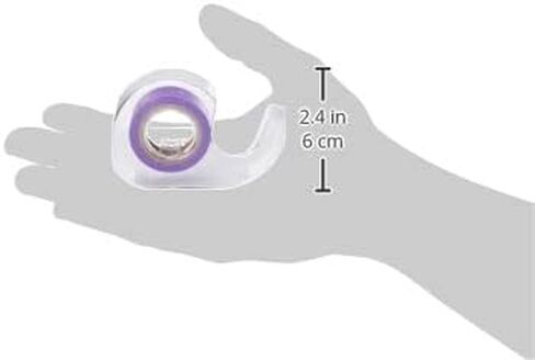 Lee Products Co. Removable Highlighter Tape, 1/2" Wide x 393" Long, With Refillable Dispenser, Purple (13480) in Saudi Arabia