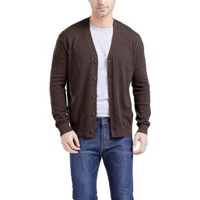 Men's 100% Cotton Cardigan Sweater
