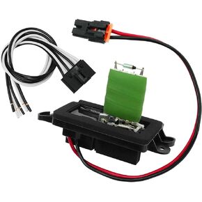 Marsflex Blower Motor Resistor 89019088 2003 2004 2005 2006 for Chevrolet Chevy Avalanche Silverado 1500 2500 Suburban Tahoe, for GMC Sierra Yukon, Blower Resistor 1581086 with Manual AC Control
