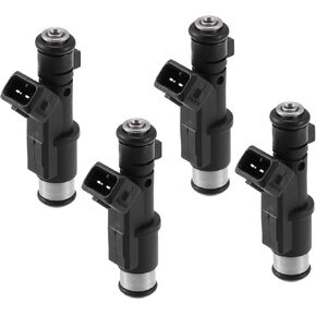 X AUTOHAUX 4pcs 01F003A 9632126780 1984E2 Fuel Injector for CITROEN C4 C5 C8 Synergie Dispatch 2.0L for PEUGEOT 206 307 406 607 806 807 2.0L
