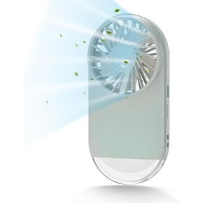 Portable Fan, Handheld Fan Foldable,5 in 1 Neck Fan,Hand Fan,Desk Fan,3000 mAh Power Bank,Phone Holder,USB Rechargeable Personal Fans with 4 Speed Modes for Office Travel Outdoor Camping