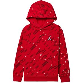 بلوفر بغطاء للرأس من Jordan Boy's Essential HBR (للأطفال الكبار) أحمر للصالة الرياضية مقاس SM (8 أطفال كبار) in Kuwait