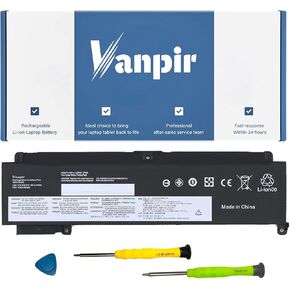 VANPIR 83 01AV418 SB10K97575 Laptop Battery Replacement for Lenovo ThinkPad E570 E570C E575 Series 82 SB10K97571 SB10K97572 SB10K97574 01AV414 01AV415 01AV416 01AV417 4X50M33574 4X50M33573 14.6V 41Wh