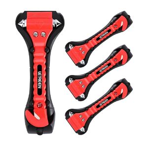 4 PCS Car Window Breaker, 2-in-1 Window Breaker Seatbelt Cutter, Glass Breaker Car Safety Hammers, Auto Car Escape Tool, Emergency Glass Hammer, Window Punch Breaker Tool