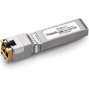 2Pack 10GBase-T SFP Transceiver, 10Gb SFP+ Ethernet Modular Transceiver, 1310nm MMF, up to 1000 Meters, Compatible with Cisco, Ubiquiti, Mikrotik, D-Link, Netgear, Qnap, Linksys and More