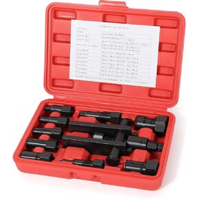 Bearing Puller - Motorcycle Blind Hole Bearing Puller Tool Kits with Instructions, 8-25MM Motorcycle Wheel Inner Bearing Removal Puller Tool Set, Pack of 10