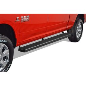 APS Running Boards 6-inch Matte Black Compatible with Ram 2500 3500 2010-2024 Mega Cab (Nerf Bars Side Steps Side Bars)
