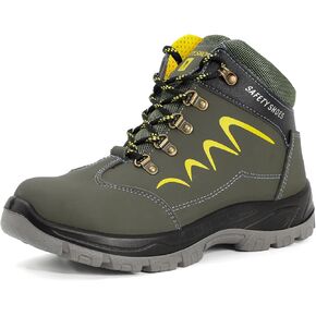 أحذية عمل من ESTAMICO بمقدمة فولاذية للرجال مقاومة للثقب، أحذية صناعية وبنية مقاومة للماء in Kuwait