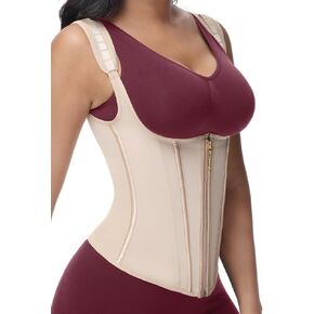 SHAPSHE Waist Trainer for Women, Tummy Control Sports Girdle, Workout Body Shaper with Adjustable Shoulder Strap