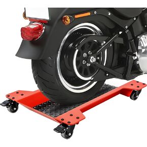 Motorcycle Center Stand Move Dolly with Casters and Wheel Lock,Easy Bike Movement for Motorcycle Dirt Bike