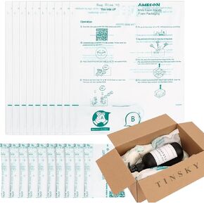 10 Pack 16"x14" Expanding Packing Foam, Expanding Foam for PC/Electronic Components/Equipment/Fragile Items, Rapid Expansion, Stable & Secure, Easy to Use - Essential for Moving
