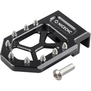 Brake Lever Pedal Extension Foot Peg Extenders Compatible with Yamaha YFZ 450 2017, YFZ450R 2009 2010 2011 2012 2013 2014 2015-2020 2021 2022 2023, YFZ450X 2010 2011 Black