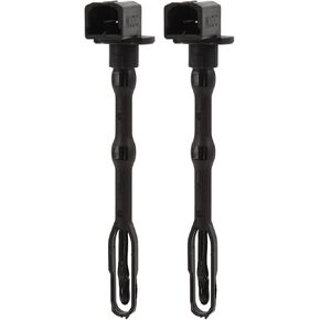 AC Evaporator Thermistor, Pack of 2 Black Car AC Evaporator Temperature Sensor Thermistor Probe 971431M000 Sensitive Car Air Conditioner Replacement Part Fit for Hyundai Accent 2012‑2017