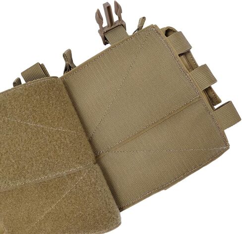EMERSONGEAR Tactical Magazine Pouch,Mag Pouch with Utility Pouch, Tactical Vest Chest Rig Bag,MF Style Gen IV Compatible Placards for Magazines in Kuwait