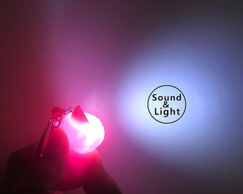 LED Cute Kitty Cat Keychain with Sound and Flashlight Lover Gift Child Toy in Kuwait