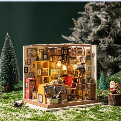 Rolife DIY Miniature House Kit Cozy Kitchen, Tiny House Kit for Adults to Build, Mini House Making Kit with Furnitures, Halloween/Christmas Decorations/Gifts for Family and Friends (Cozy Kitchen) in Kuwait