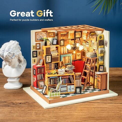 Rolife DIY Miniature House Kit Cozy Kitchen, Tiny House Kit for Adults to Build, Mini House Making Kit with Furnitures, Halloween/Christmas Decorations/Gifts for Family and Friends (Cozy Kitchen) in Kuwait