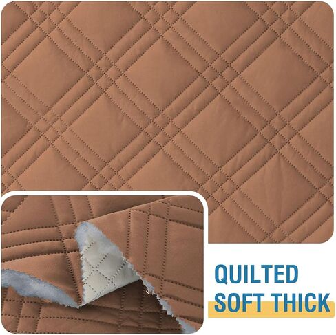 H.VERSAILTEX 100% Waterproof Recliner Chair Cover Non-Slip Sofa Slipcover with Elastic Straps for Pets, Dogs Furniture Protector for Electric Power Lift Recliner Washable with Pocket,Smoke Blue/Beige in Saudi Arabia