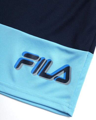 Fila Boys Shorts Set - 3 Piece Active Short Sleeve Shirts and Performance Athletic Shorts - Summer Outfit Set for Boys (4-12) in Saudi Arabia