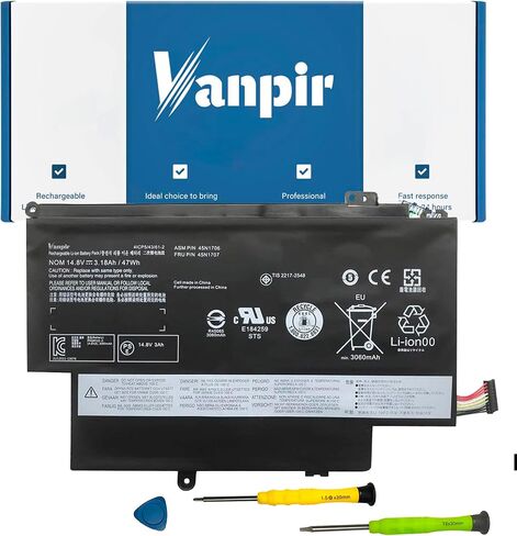 VANPIR 83 01AV418 SB10K97575 استبدال بطارية الكمبيوتر المحمول لينوفو ثينك باد E570 E570C E575 سلسلة 82 SB10K97571 SB10K97572 SB10K97574 01AV414 01AV415 01AV416 01AV417 4X50M33574 4X50M3 3573 14.6 فولت 41 وات في الساعة in Saudi Arabia