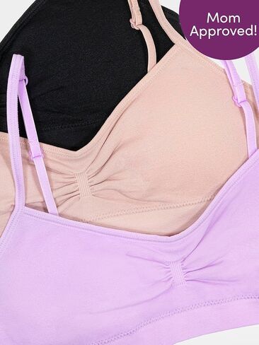 حمالة صدر تدريب بدون خياطة للفتيات من Fruit of the Loom مع وسادات متواضعة قابلة للإزالة in Kuwait