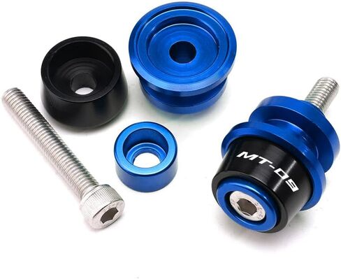 for Yamaha MT09 Tracer MT-09 SP 2014-2021 2022 2023 2024 Motorcycle Accessories Swingarm Spools Sliders 6MM Swing Arm Stand Screws (Black) in Saudi Arabia