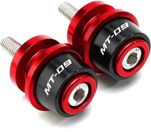 for Yamaha MT09 Tracer MT-09 SP 2014-2021 2022 2023 2024 Motorcycle Accessories Swingarm Spools Sliders 6MM Swing Arm Stand Screws (Black) in Saudi Arabia