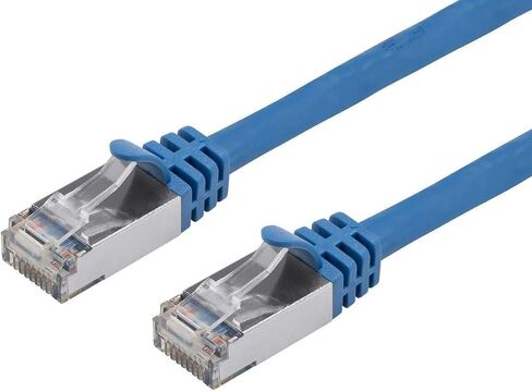 Monoprice Cat7 Ethernet Patch Cable - 600Mhz, 10G, CMX, S/FTP, 26AWG Stranded Copper Wire, 100 Feet, Black - Entegrade Series in Kuwait