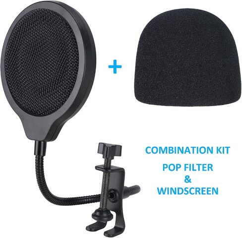 مرشح YOUSHARES Razer Seiren Mini Pop - غطاء واقي أمامي من إسفنج الميكروفون متوافق مع ميكروفون Razer Seiren Mini Streaming لمنع الانفجارات in Kuwait