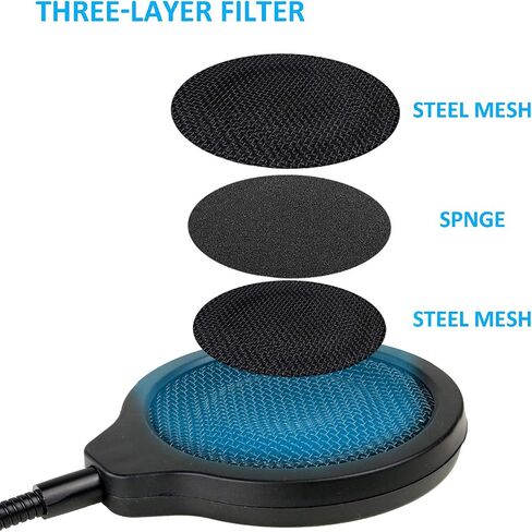 مرشح YOUSHARES Razer Seiren Mini Pop - غطاء واقي أمامي من إسفنج الميكروفون متوافق مع ميكروفون Razer Seiren Mini Streaming لمنع الانفجارات in Kuwait