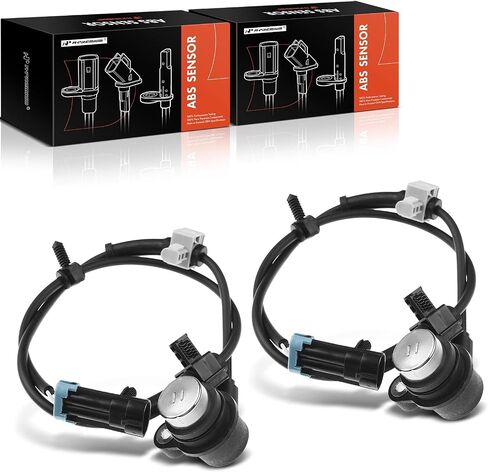 مستشعر سرعة العجلات A-Premium ABS متوافق مع موديلات Chevy وBuick وSaab وGMC - Rainier 04-07، Trailblazer/Envoy/9-7x 06-09، Trailblazer EXT/Envoy XL 06، Sport Utility - السائق الخلفي والراكب in Saudi Arabia