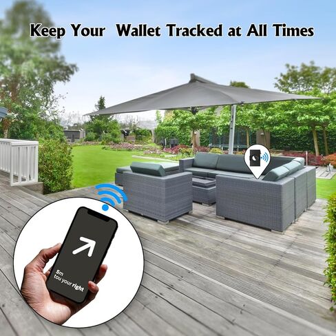 حامل AirTag للمحفظة، حزام حزام محفظة airtag مضاد للفقد، حزام AirTag لبطاقات المحفظة المنبثقة، ملحقات محفظة AirTag (أسود A) in Kuwait