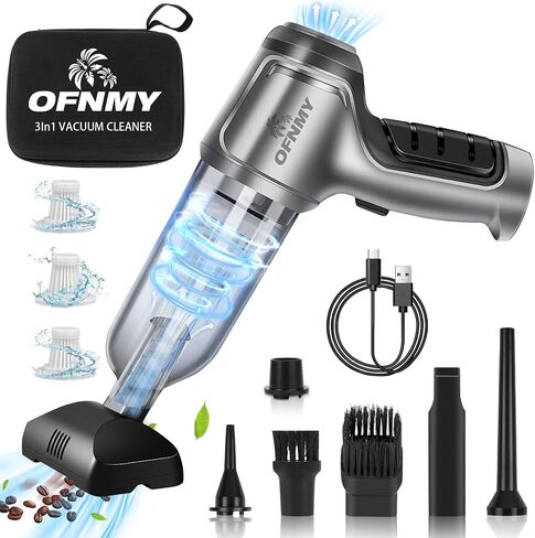 Wireless Handheld Car Vacuum Cleaner,Mini Car Vacuum Cleaner,15000Pa High Power Cordless Vacuum Cleaner,3 in 1 Portable Handheld Car Vacuum Cordless for Car,Office and Home Cleaning in Saudi Arabia