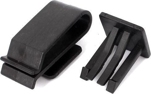uxcell a14101000ux0674 Black Plastic Rectangle Shaped Car Smokeless Cigarette Ashtray Holder in Saudi Arabia