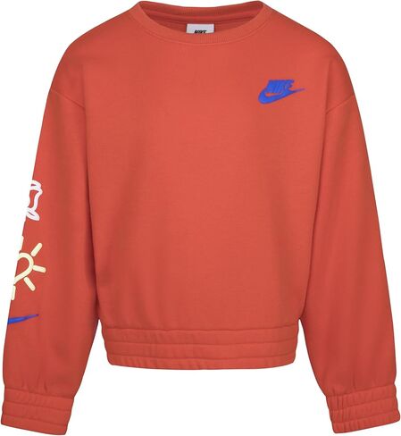 Nike Girl's XO Swoosh Crew Neck Tee (Little Kids) Picante Red 6 Little Kid in Saudi Arabia