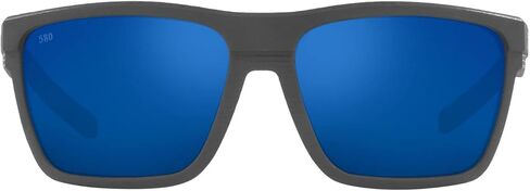 نظارة شمسية Pargo Polarized Aviator للرجال من Costa Del Mar، صافية باللون الأزرق الداكن/الرمادي 580G، 61 ملم in Kuwait