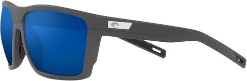 نظارة شمسية Pargo Polarized Aviator للرجال من Costa Del Mar، صافية باللون الأزرق الداكن/الرمادي 580G، 61 ملم in Kuwait