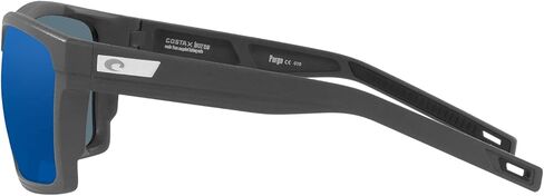 نظارة شمسية Pargo Polarized Aviator للرجال من Costa Del Mar، صافية باللون الأزرق الداكن/الرمادي 580G، 61 ملم in Kuwait