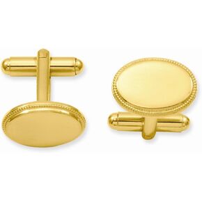 Kelly Waters Oval Beaded Cuff Links