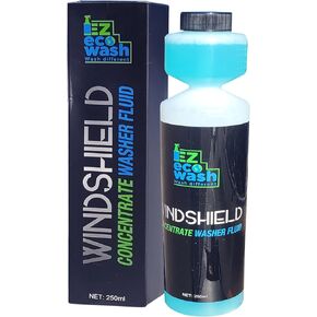 1:200 concentrate windshield washer fluid. 250ml/8.45 fl oz, can make up to 50L/13.2 Gallons of windows and glasses washer fluid