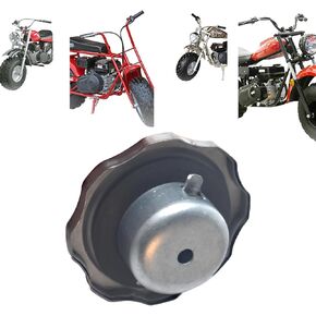 CT200U Metal Gas Cap Fuel Tank Cap Deep Lid Cover for Coleman CT200U EX,BT200X,Baja MB165 MB200 Minibike Predator 212 Fuel Tank (Anti-splash)