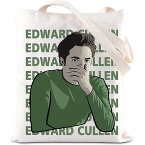 KUIYAI Twilight Movie Merchandise Tote Bag Vampire Movie Lovers Gift Forks Washington Gift Edward Cullen Character Gift